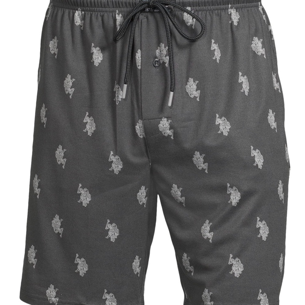 U.S. Polo Assn. Men's USPA 2 Pack Pajama Shorts - Picture 3 of 8
